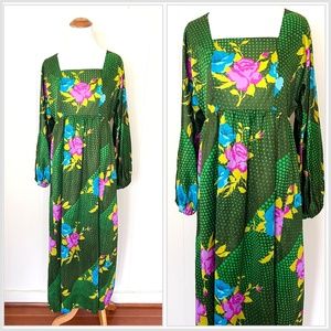 VTG Floral Maxi Dress